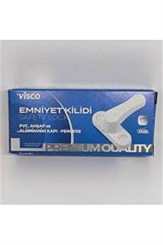 VİSCO EMNİYET KİLİDİ BEYAZ ZAMAK
